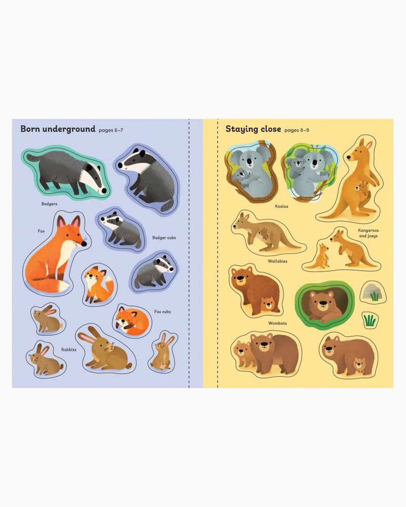Usborne Book Usborne Little First Baby Animals Sticker Book