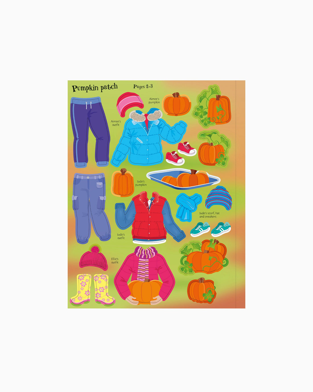 Usborne Book Usborne Sticker Dolly Dressing Trick or Treat