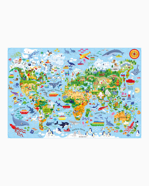 Usborne Puzzle Usborne Atlas and Jigsaw Map of the World