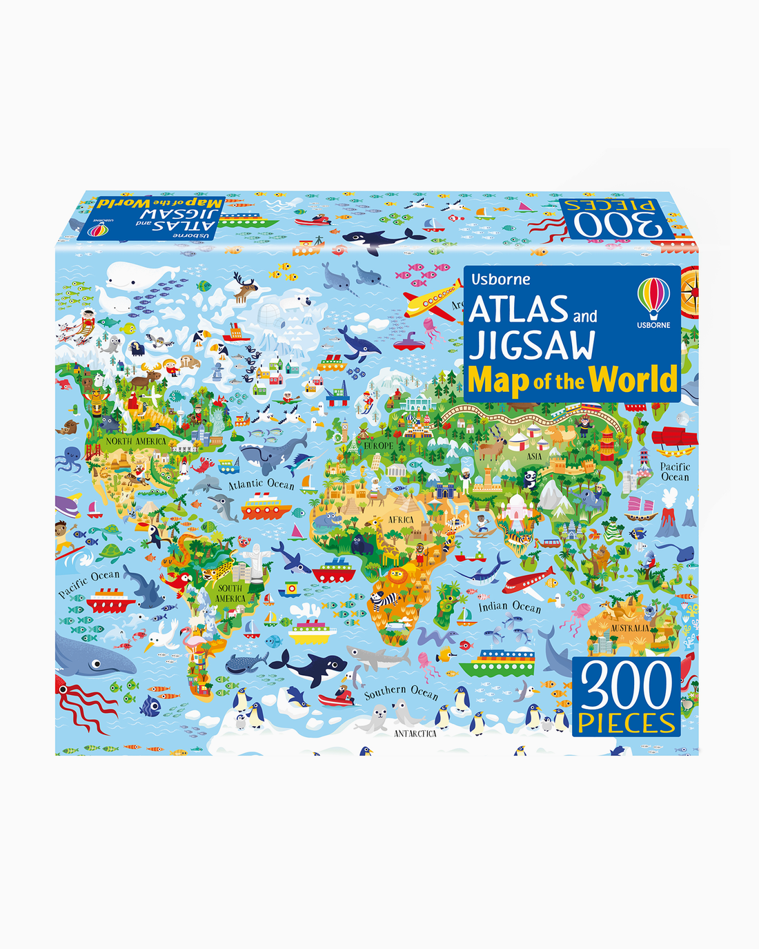 Usborne Puzzle Usborne Atlas and Jigsaw Map of the World
