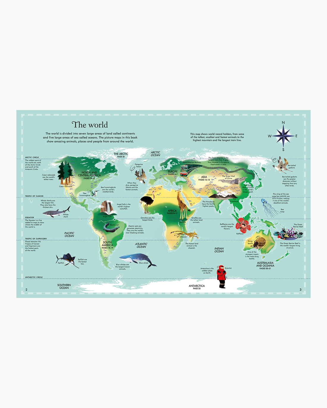 Usborne Puzzle Usborne Atlas and Jigsaw Map of the World