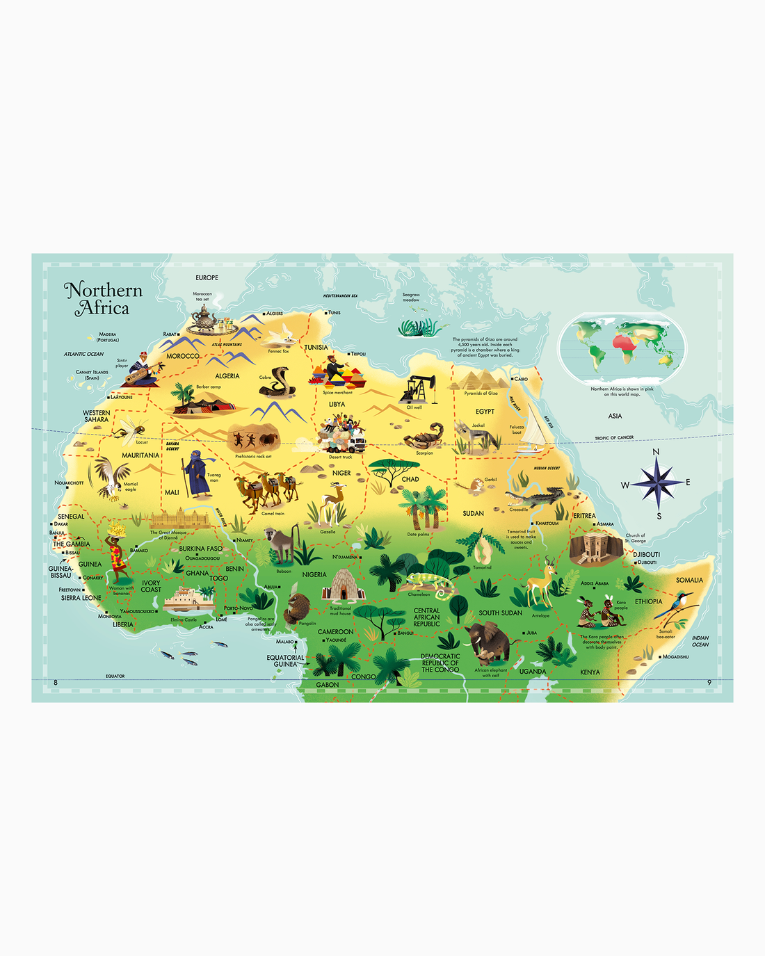 Usborne Puzzle Usborne Atlas and Jigsaw Map of the World