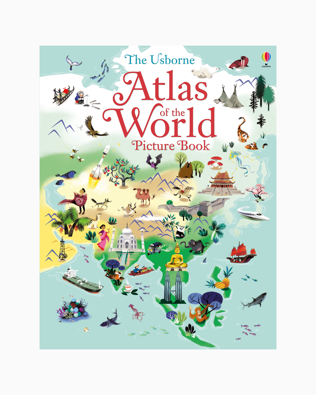 Usborne Puzzle Usborne Atlas and Jigsaw Map of the World