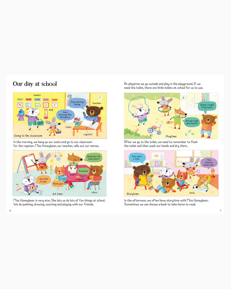 Usborne Book All You Need To Know About Going to School