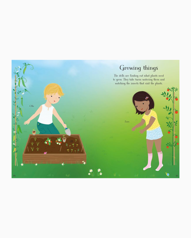 Usborne Book Usborne's Little Sticker Dolly Dressing Starting School