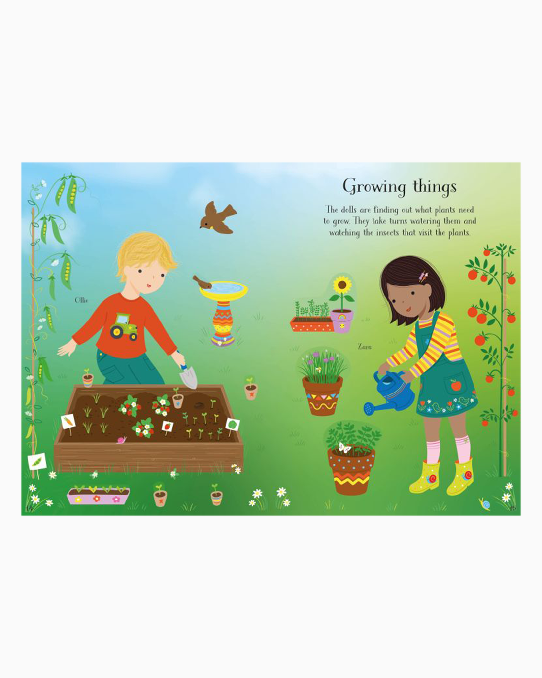 Usborne Book Usborne's Little Sticker Dolly Dressing Starting School
