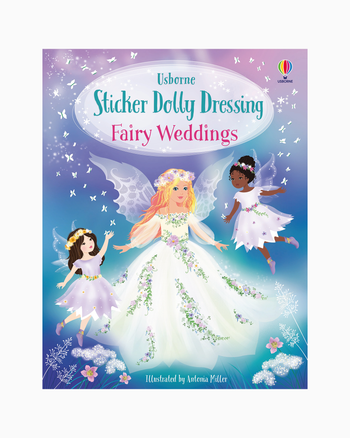 Usborne Book Usborne's Sticker Dolly Dressing Fairy Wedding