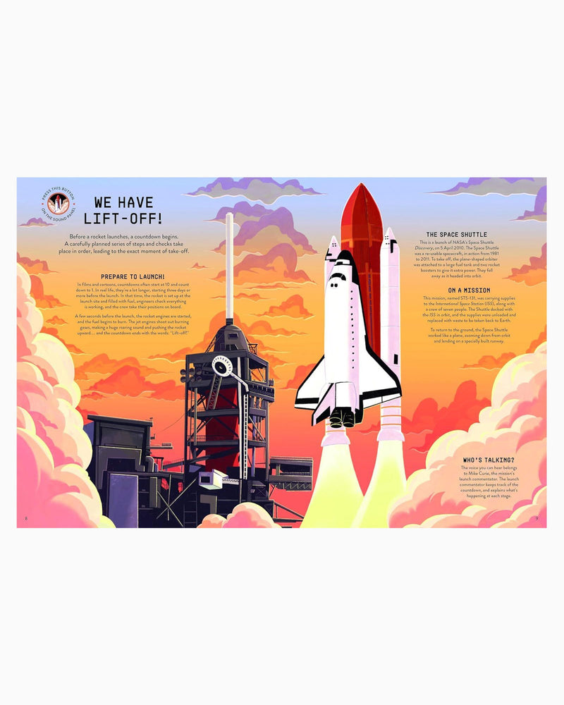Anna Claybourne Book Sound Explorers: Space Adventure Sound Book