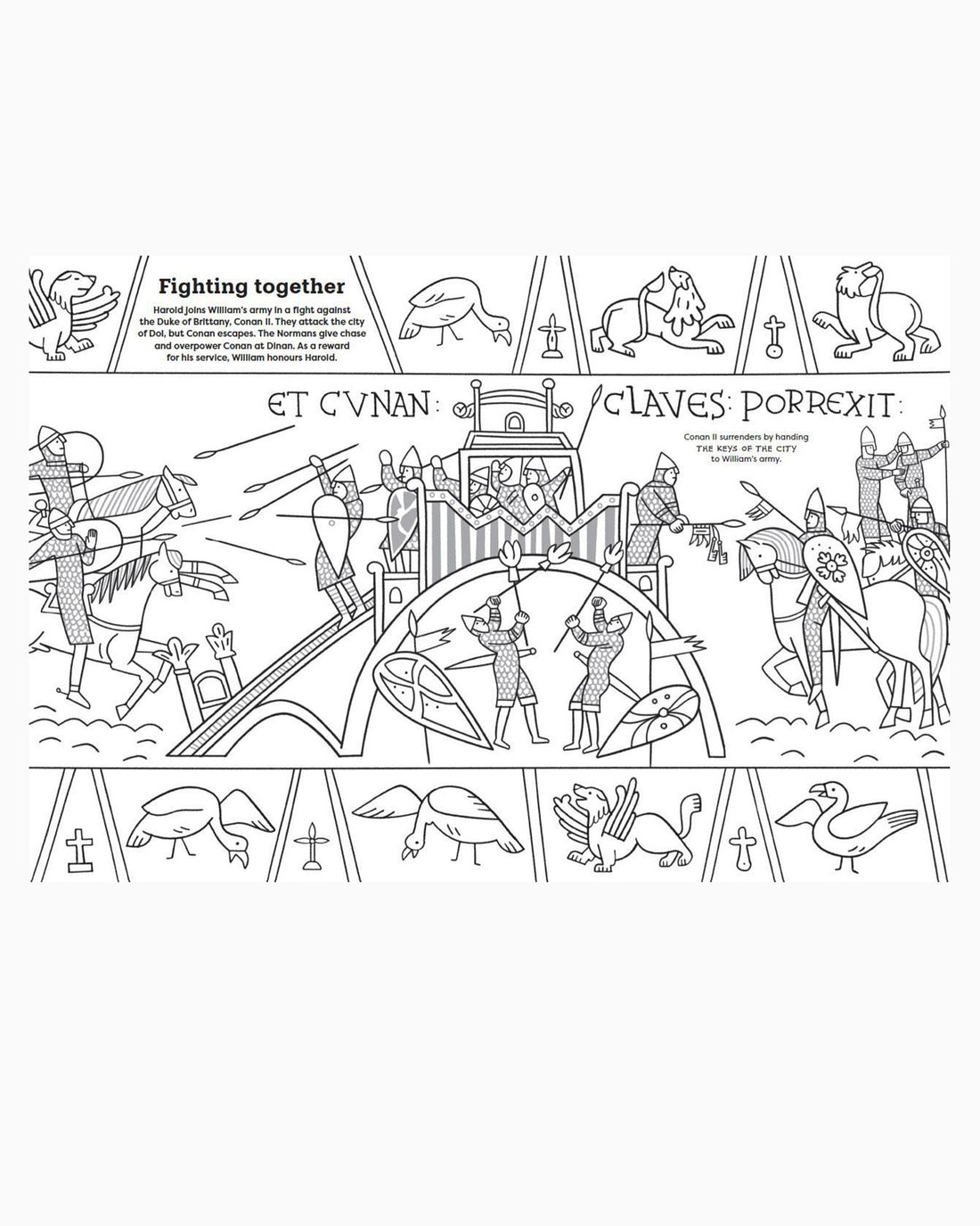 Olivier Latyk Book My Bayeux Tapestry: A colouring Book