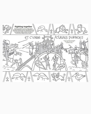 Olivier Latyk Book My Bayeux Tapestry: A colouring Book