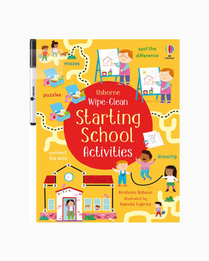 Usborne Book Usborne's Wipe-Clean Starting School Activities
