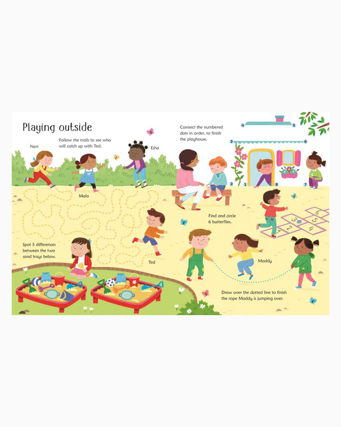 Usborne Book Usborne's Wipe-Clean Starting School Activities