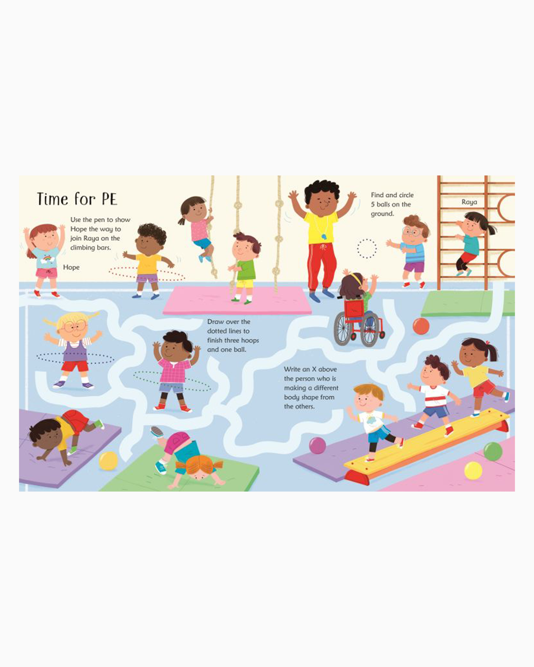 Usborne Book Usborne's Wipe-Clean Starting School Activities
