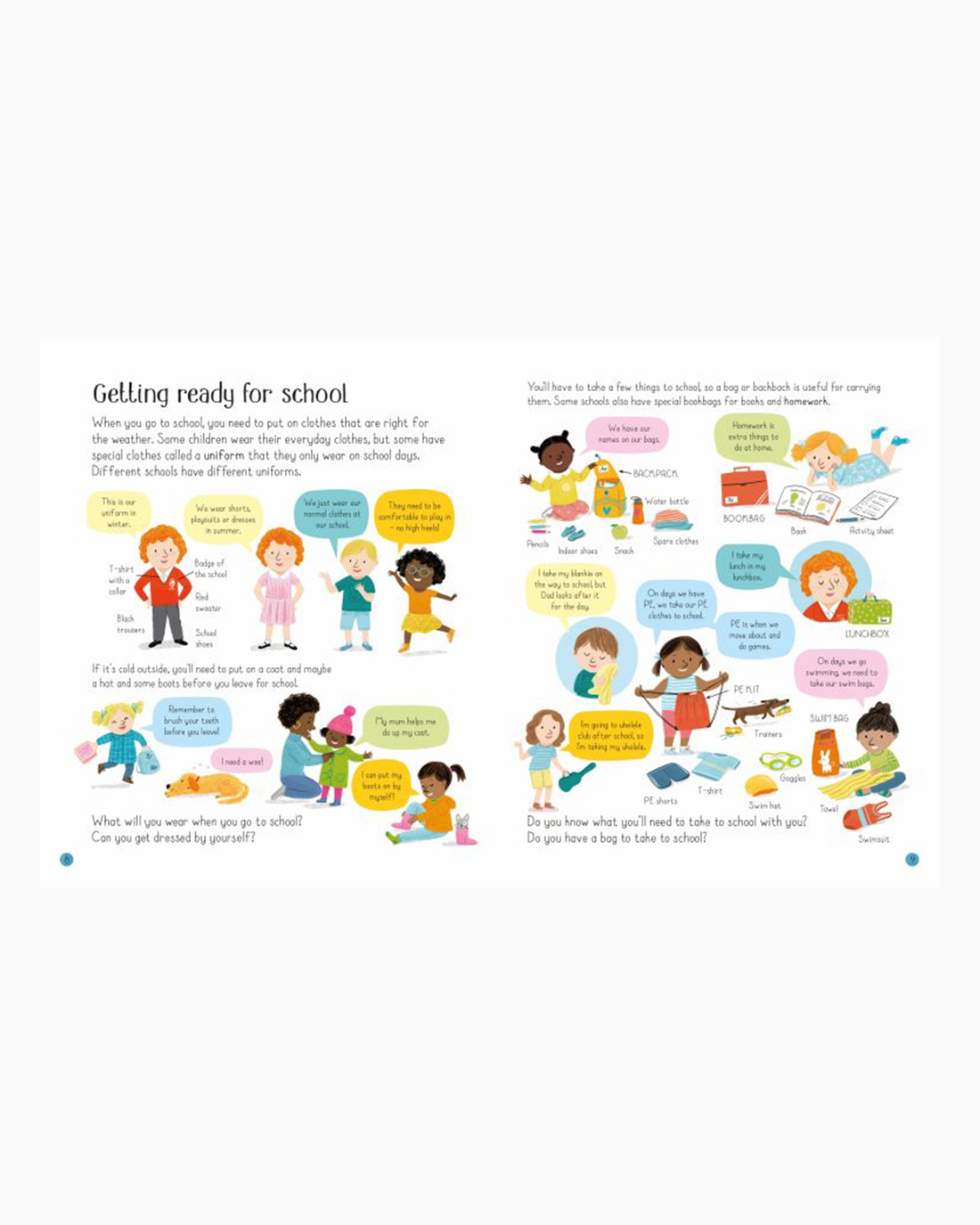 Usborne Book Usborne's All About Starting School
