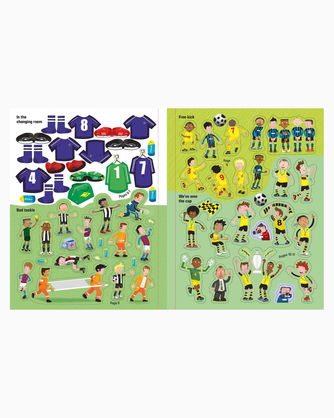 Usborne Book Usborne's Football Sticker Book