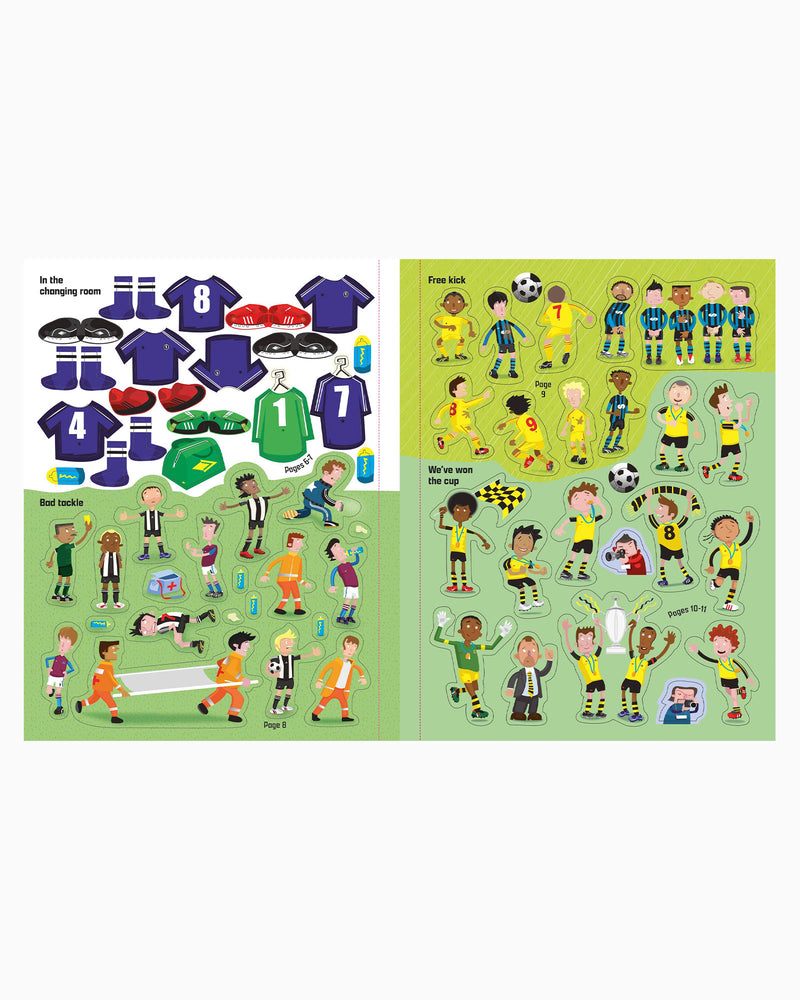 Usborne Book Usborne's Football Sticker Book