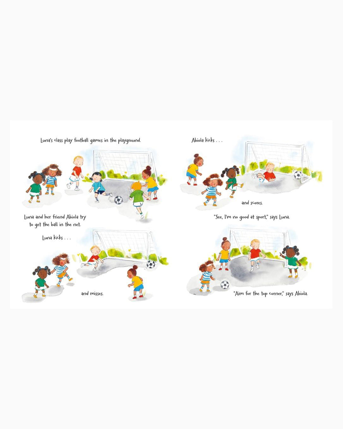 Joseph Coelho & Fiona Lumbers Book Luna Loves Sport