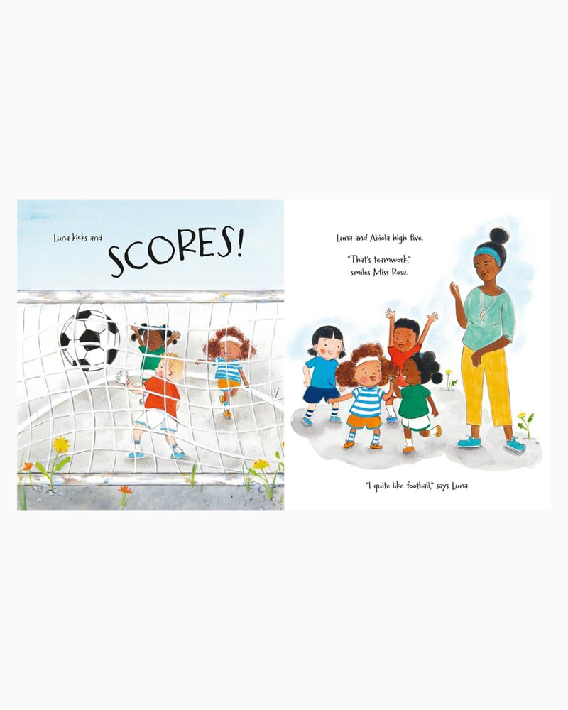Joseph Coelho Fiona Lumbers Book Luna Loves Sport joseph-coelho-fiona-lumbers-book-luna-loves-sport