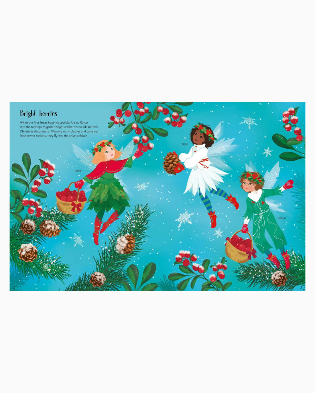 Usborne Book Sticker Dolly Dressing Christmas Fairies