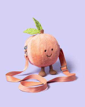 Jellycat Toy Jellycat Amuseables Peach Shoulder Bag