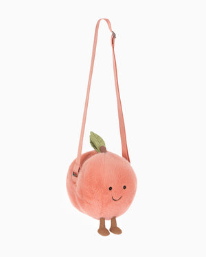 Jellycat Toy Jellycat Amuseables Peach Shoulder Bag