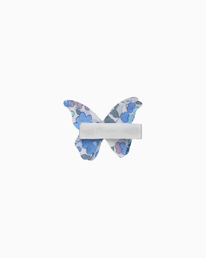 Lily Rose Clip Butterfly Hair Clip in Blue Betsy