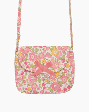Lily Rose Bag Coin Purse in Peach Sparkle Betsy