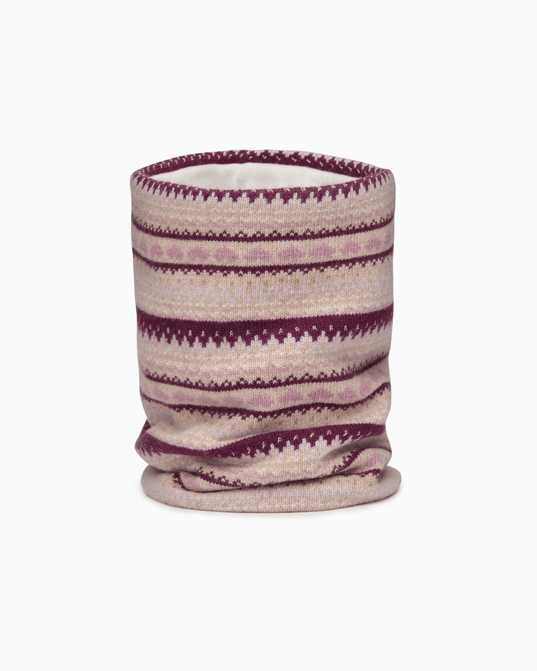 Chelsea Clothing Company Snoody Frankie Snoody in Claret Fair Isle