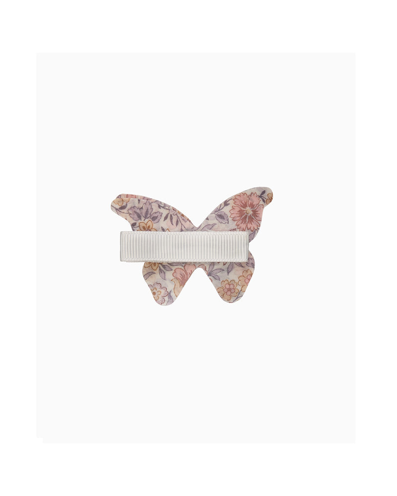 Lily Rose Clip Butterfly Hair Clip in Pink Carnation