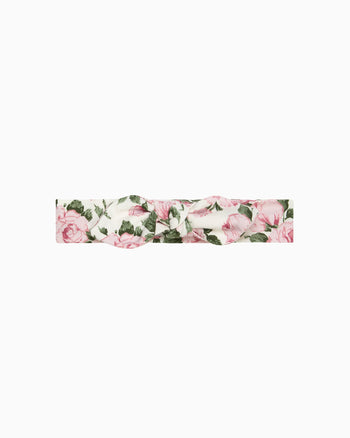 Lily Rose Alice Bands Jersey Bow Headband in Pink Carline
