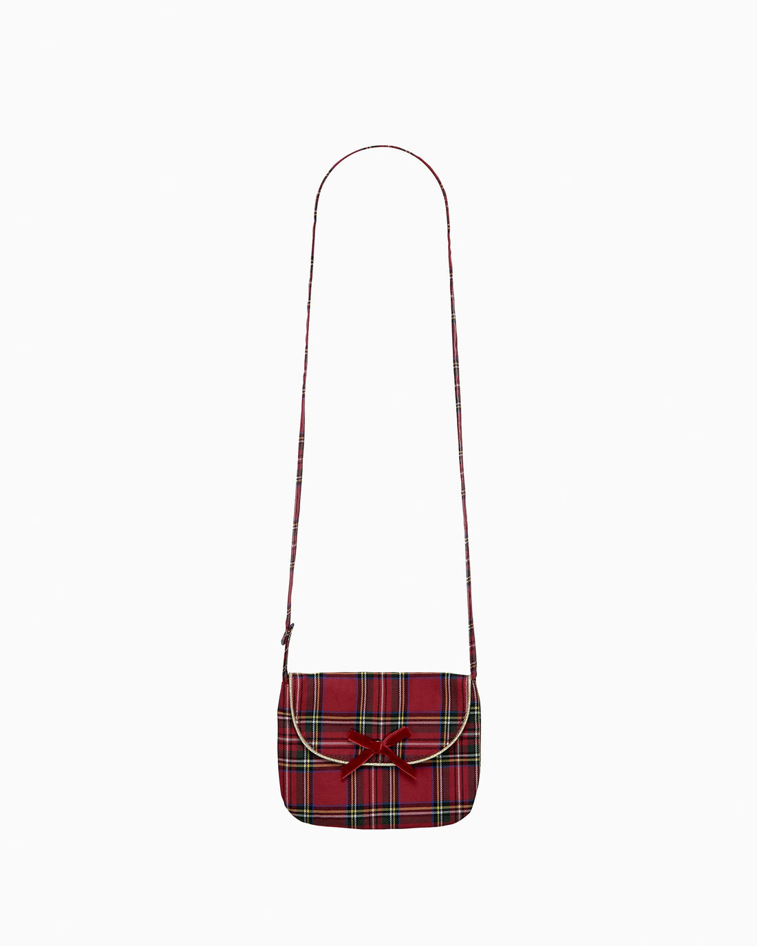 Confiture Bag Coin Purse in Multi/Red Tartan