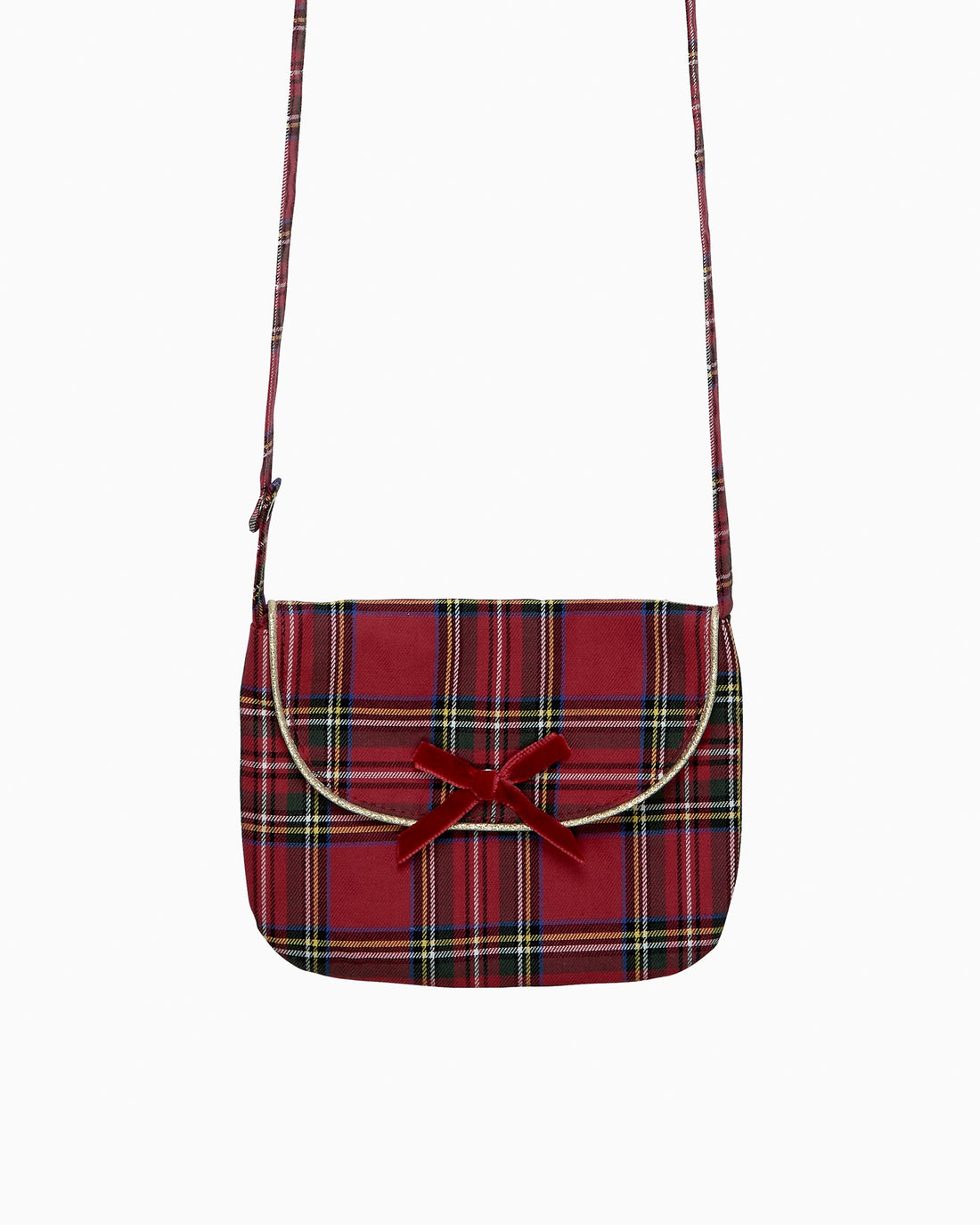 Confiture Bag Coin Purse in Multi/Red Tartan