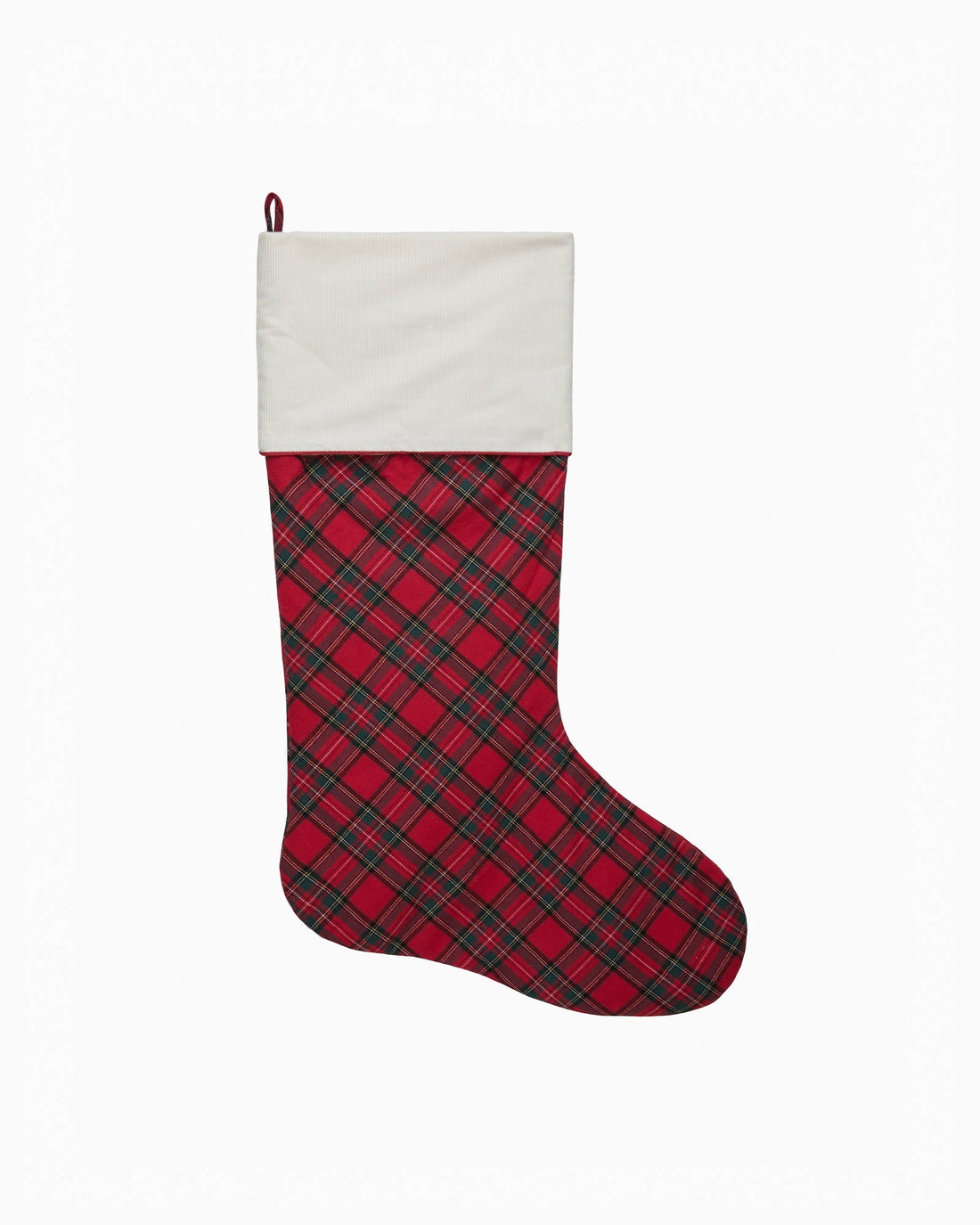 Trotters Childrenswear Toy Red Tartan Christmas Stocking