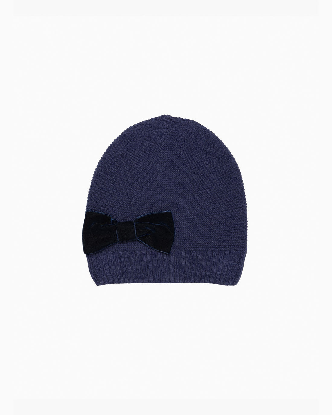 Chelsea Clothing Company Hat Velvet Bow Hat in Navy