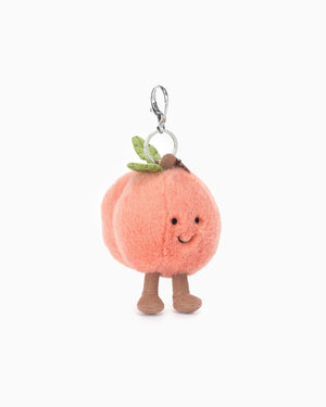 Jellycat Toy Jellycat Amuseables Peach Bag Charm