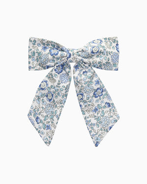 Confiture Clip Bow Hair Clip in Blue Arabella