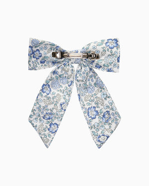 Confiture Clip Bow Hair Clip in Blue Arabella