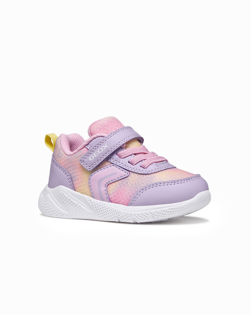 Geox Trainers Geox Sprintye Baby Girl Trainer in Lilac/Pink