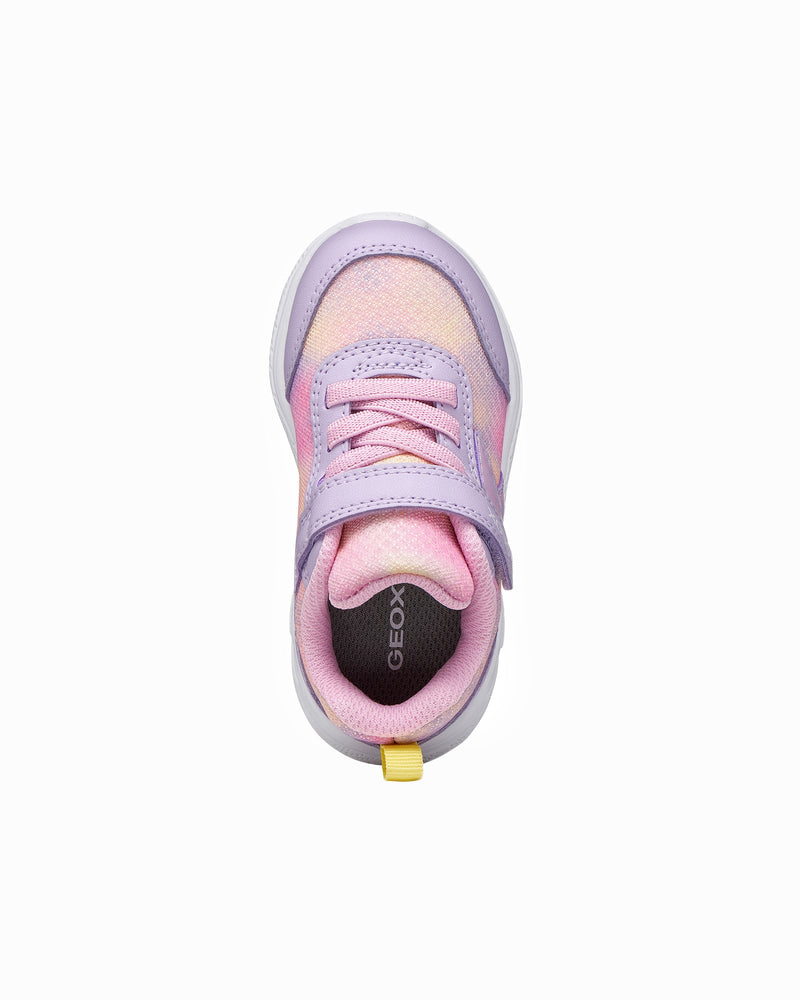 Geox Trainers Geox Sprintye Baby Girl Trainer in Lilac/Pink