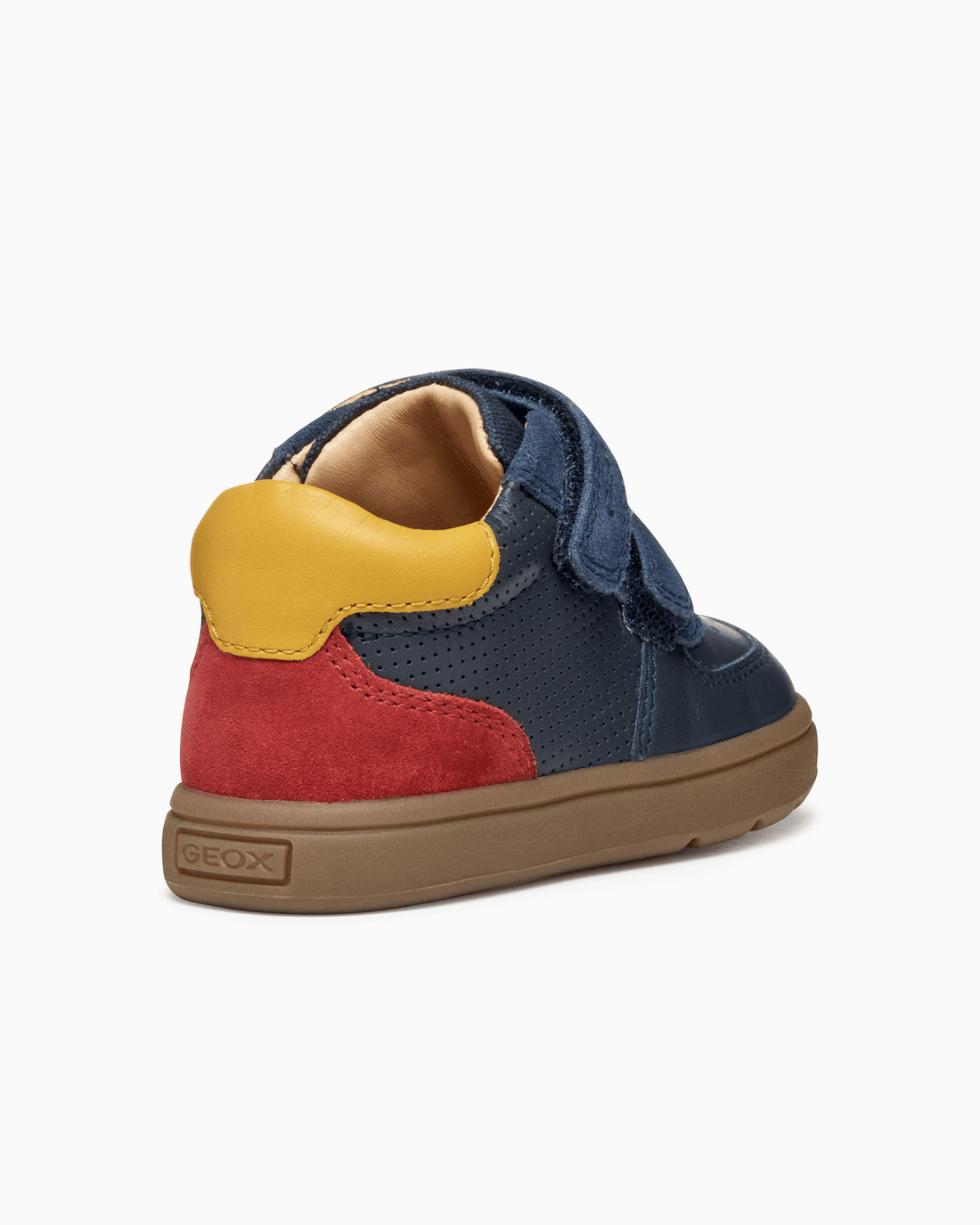 Geox Trainers Geox Biglia Baby Boy Trainers in Navy/ Dark Red