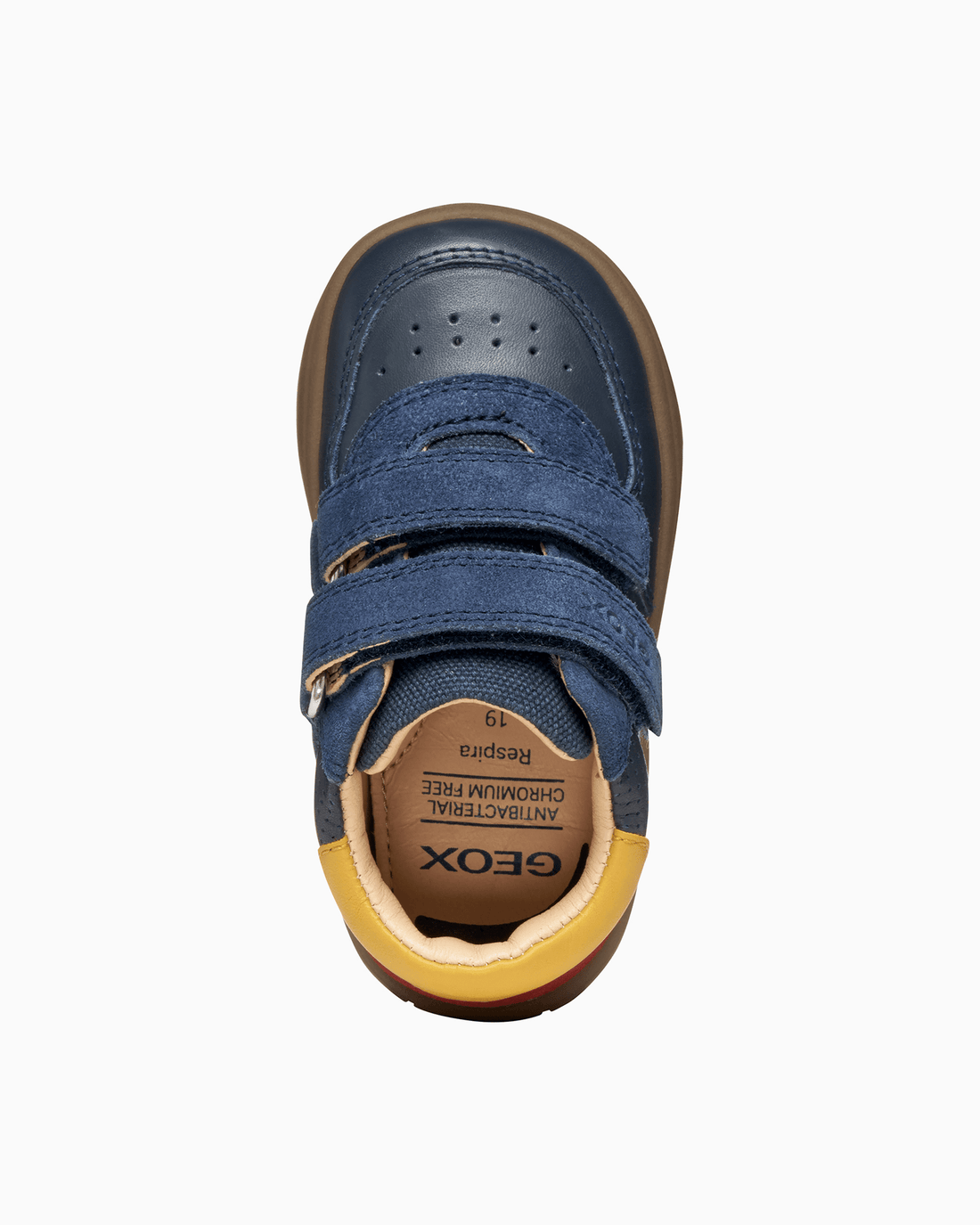 Geox Trainers Geox Biglia Baby Boy Trainers in Navy/ Dark Red