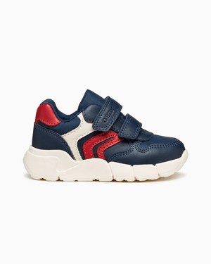 Geox Trainers Geox Flexyper Mini Baby Boy Trainers in Navy/ Dark Red