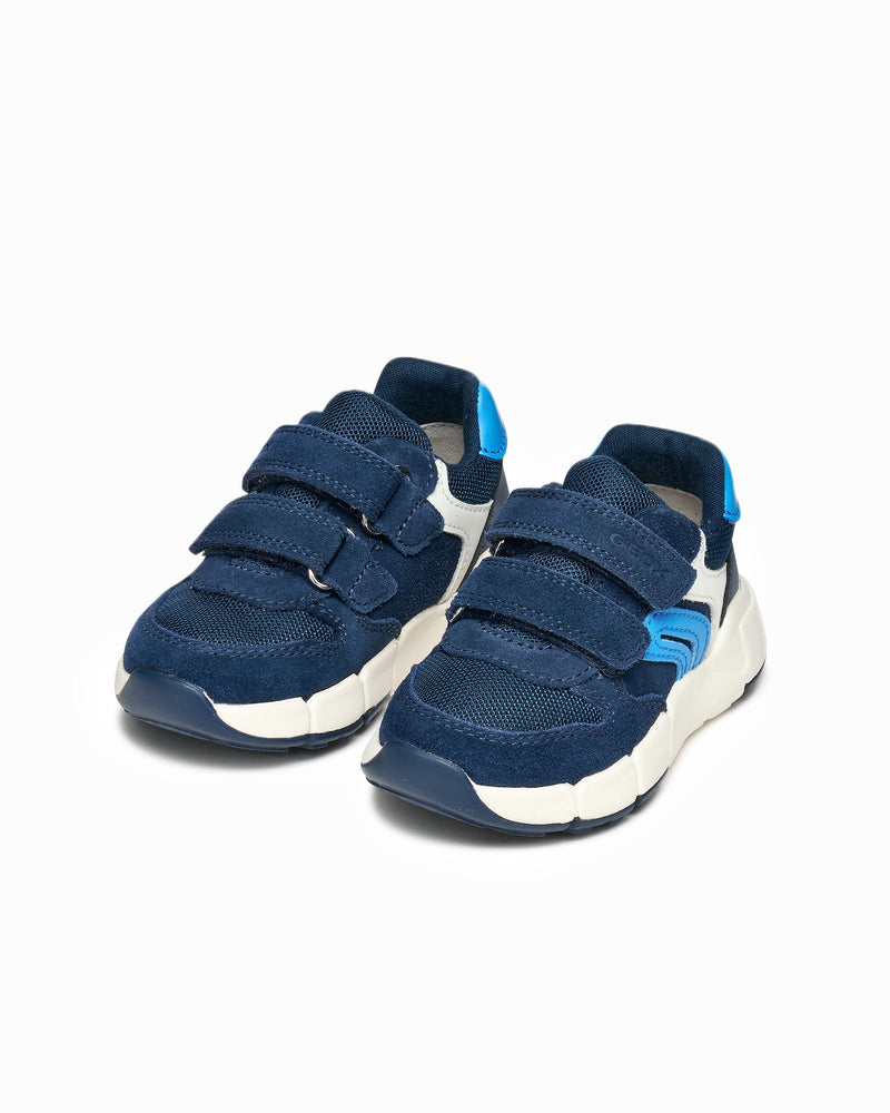 Geox Trainers Geox Flexyper Mini Baby Boy Trainers in Navy/Azure