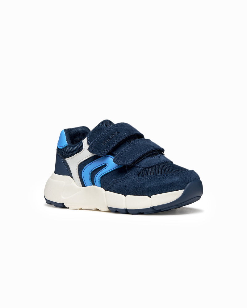 Geox Trainers Geox Flexyper Mini Baby Boy Trainers in Navy/Azure