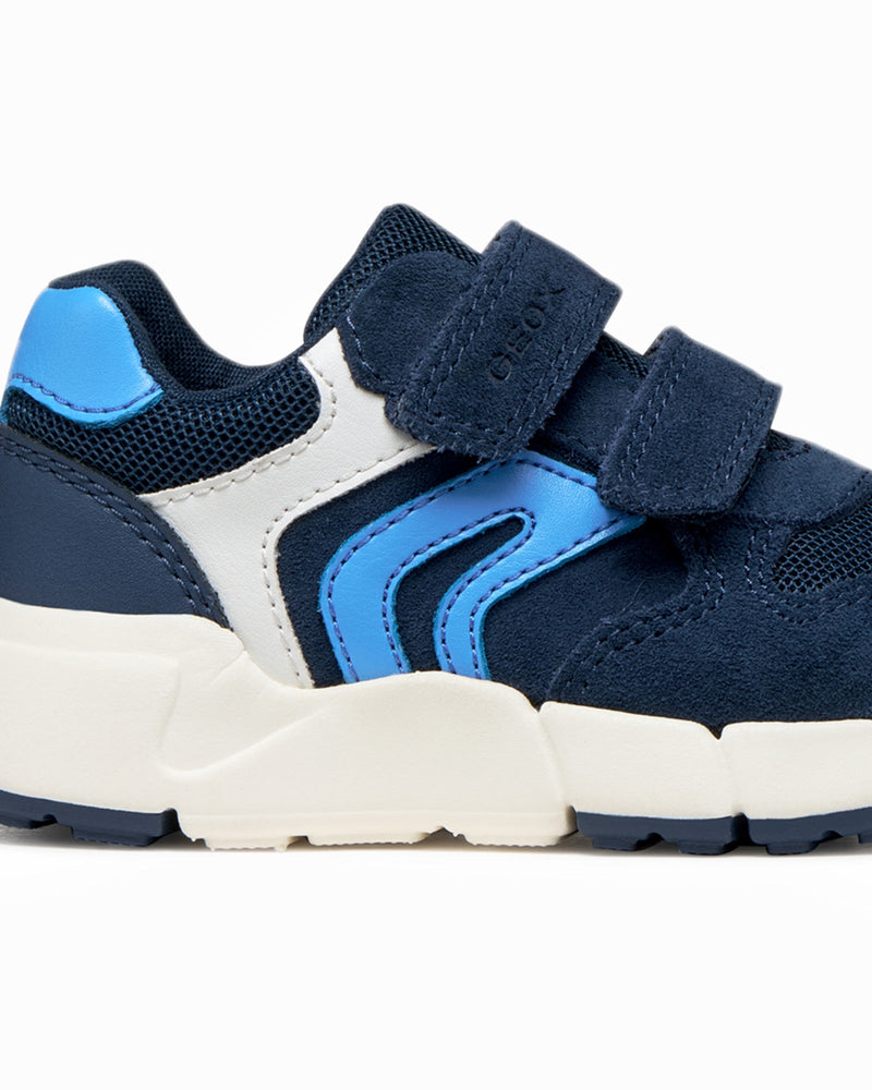 Geox Trainers Geox Flexyper Mini Baby Boy Trainers in Navy/Azure