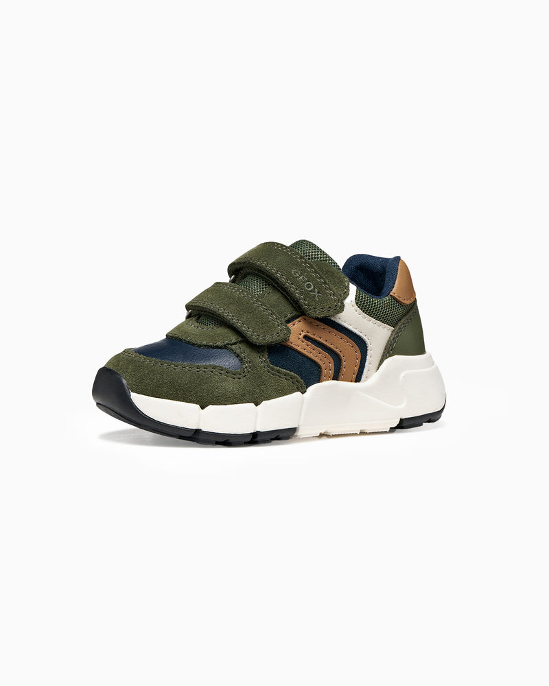 Goex Trainers Geox Flexyper Mini Baby Boy in Khaki