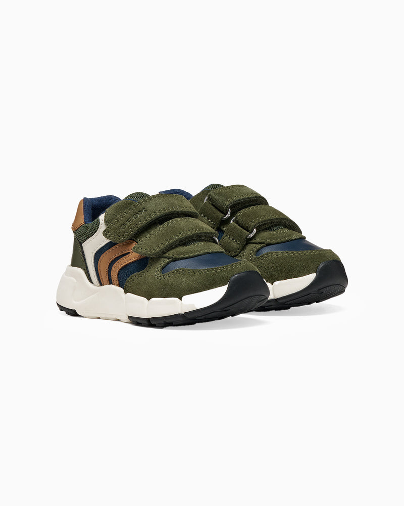 Goex Trainers Geox Flexyper Mini Baby Boy in Khaki