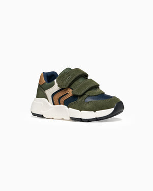 Goex Trainers Geox Flexyper Mini Baby Boy in Khaki