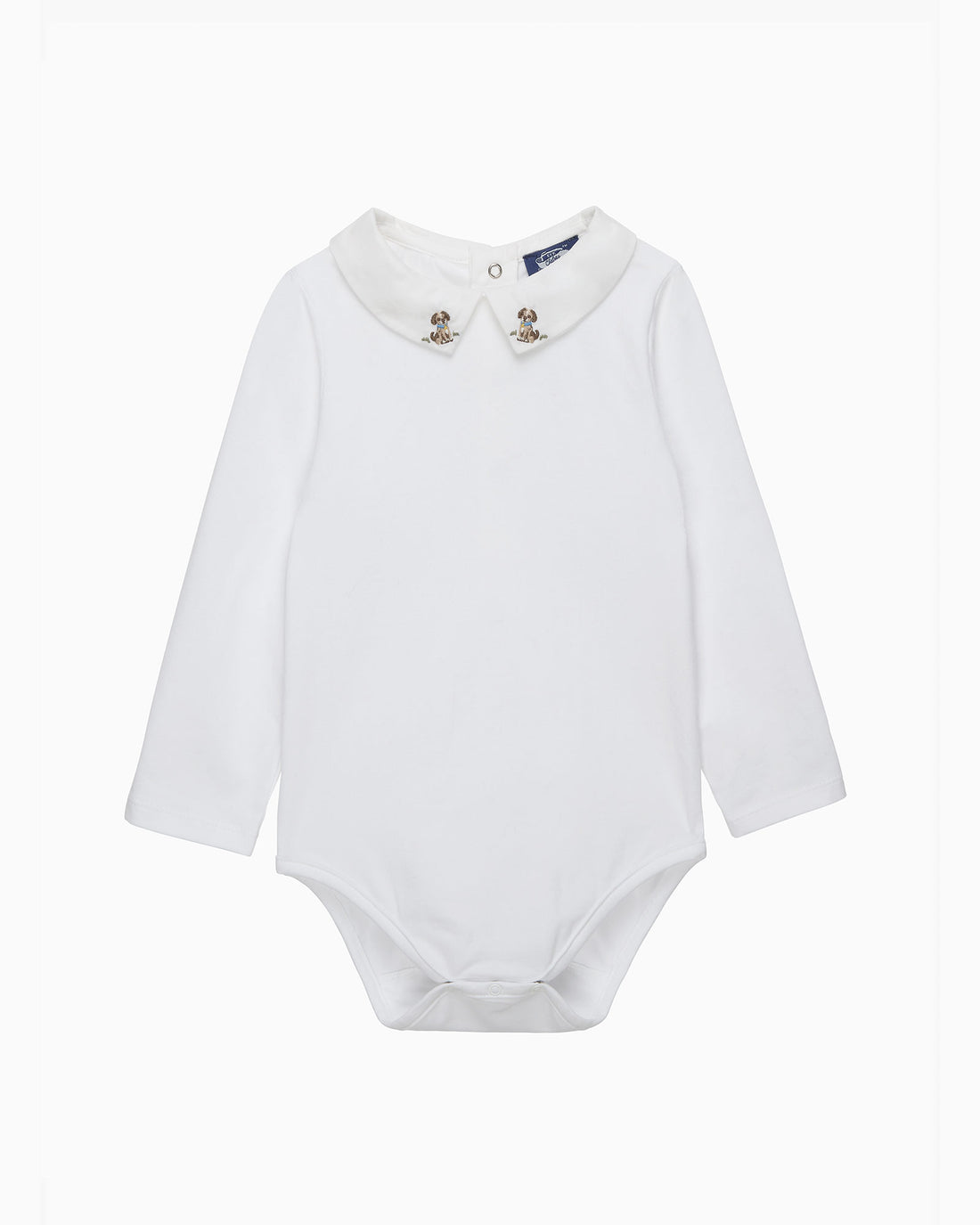 Chelsea Clothing Company Body Baby Monty Long Sleeved Body in Puppy
