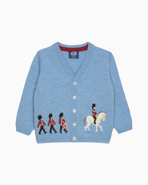Chelsea Clothing Company Cardigan Baby Guardsman On Horse Cardigan